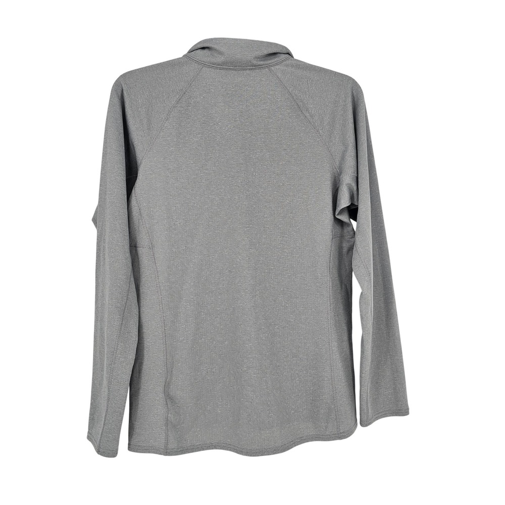 Patagonia Capilene 1/4 Zip Pullover Womens M Gray Baselayer Outdoor Hiking - Picture 2 of 10
